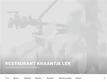 Tablet Screenshot of kraantjelek.nl